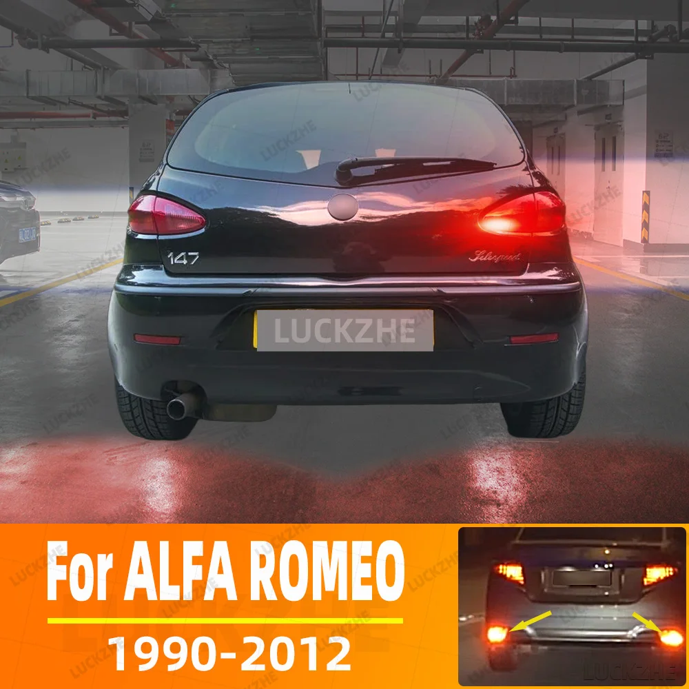 2Pcs Car Led Bulb For ALFA ROMEO 145 146 147 155 156 159 Sportwagon 164 166 33 Rear Fog Light 1992-2007 2008 2009 2010 2011 2012