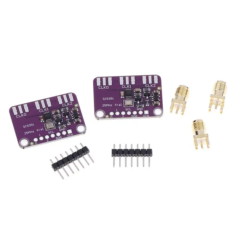 High Speed Breakout Board Module 3-5V DC Si5351A Clock Generator for Signal Generation 8KHz to 160MHz