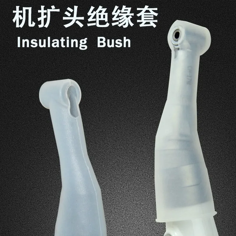 Insulating Sleeve & Transparent Protective Cover for Handpiece Motor Head, Fit for Expansion and Measuring Operations