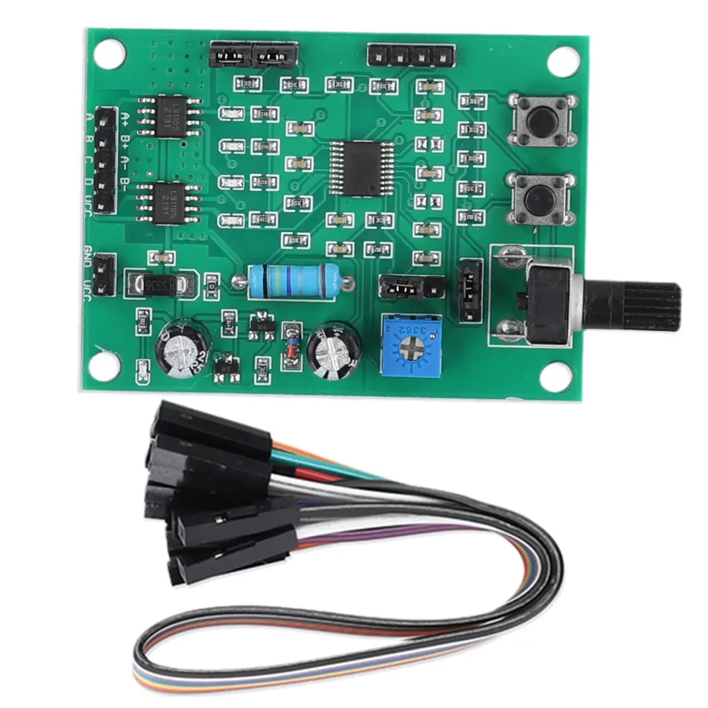 Stepper Motor Driver Module 2-Phase 4-Wire 4-Phase 5-Wire Step Motor Speed Controller Module DC 5V-12V Multi-Function for DIY