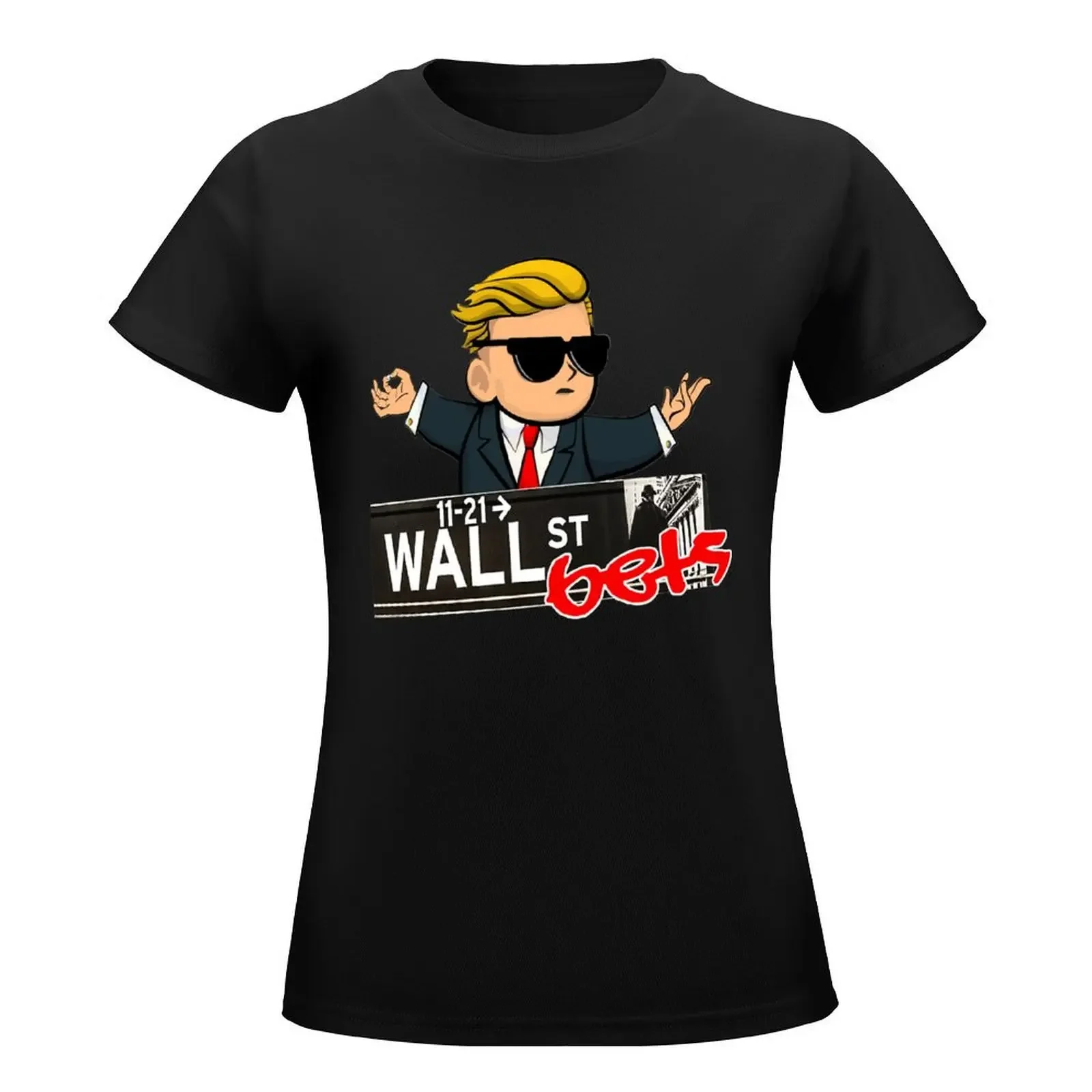 Wallstreet Bets Funny Investing tee giftinvesting Wallstreetbets appareal Classic T-Shirt Female clothing Blouse Women t shirt