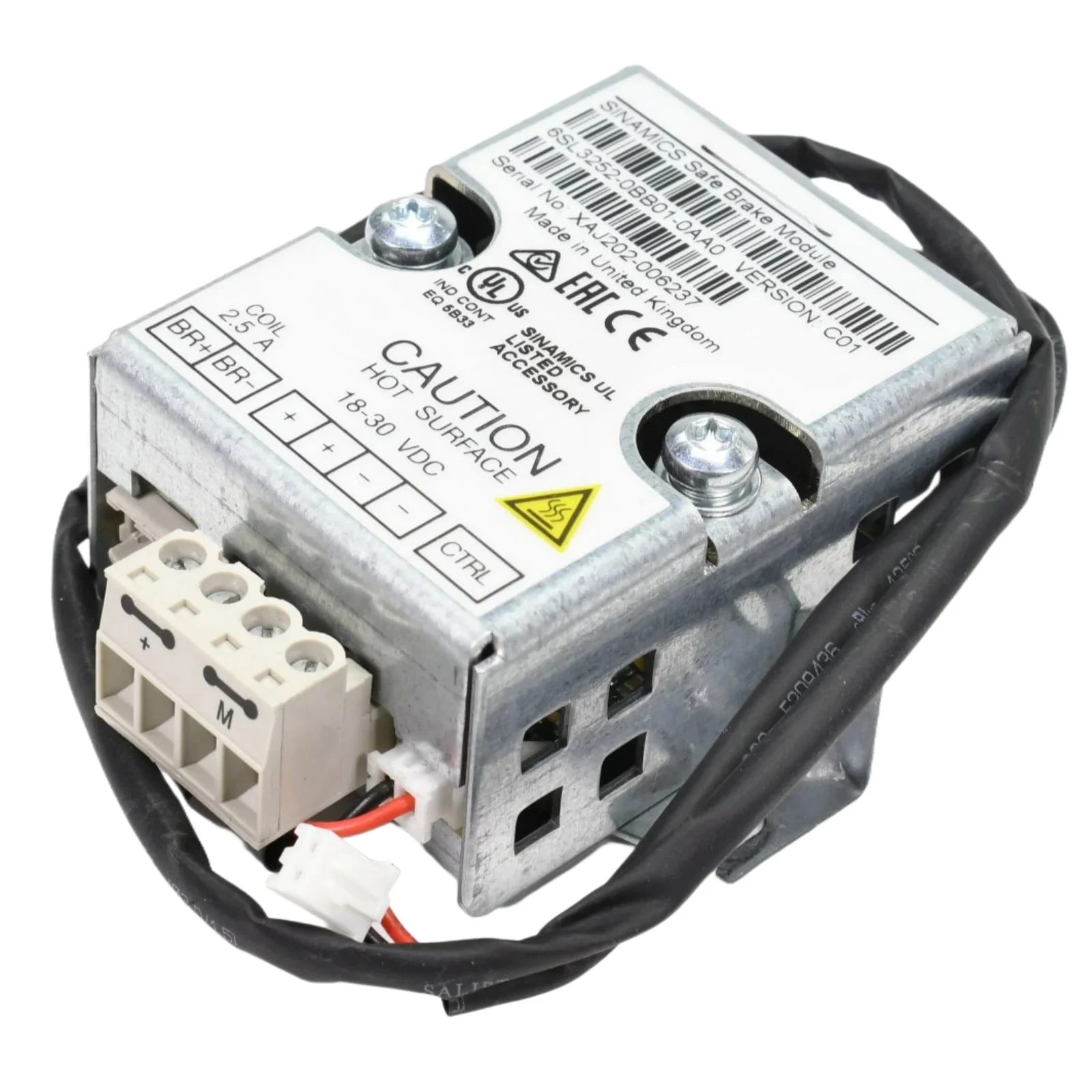 100% New Original S120  Drive System 6SL3252-0BB01-0AA0 Safety Brake Relay
