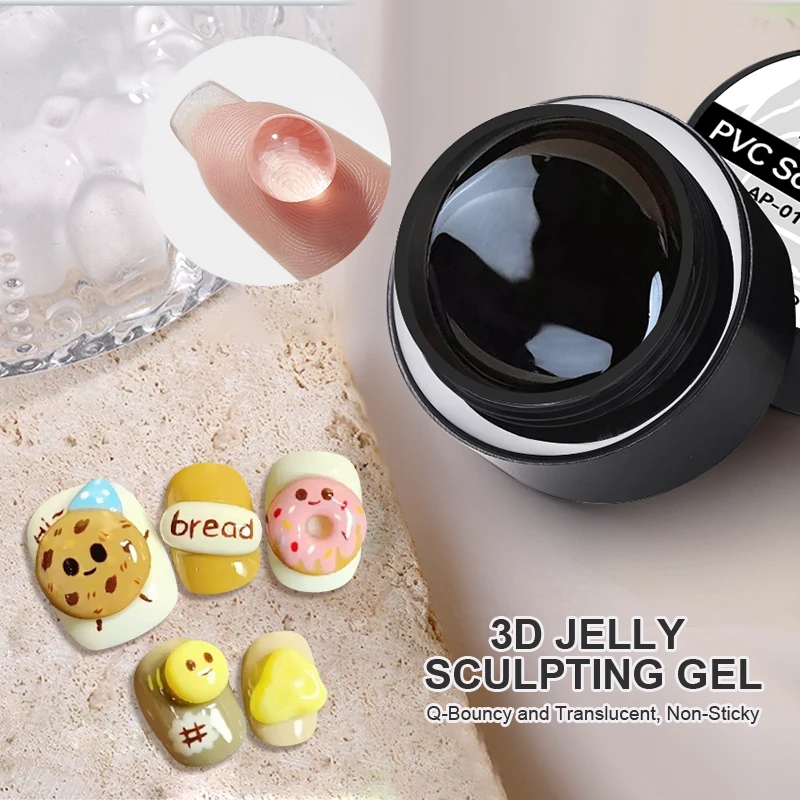 BORN PRETTY 5ml 5D Jelly Sculpting Gel Nicht klebendes Handverlängerungs-Nagelgel 5D Modellier- und Malgel für die Nagelkunst – Detail 2