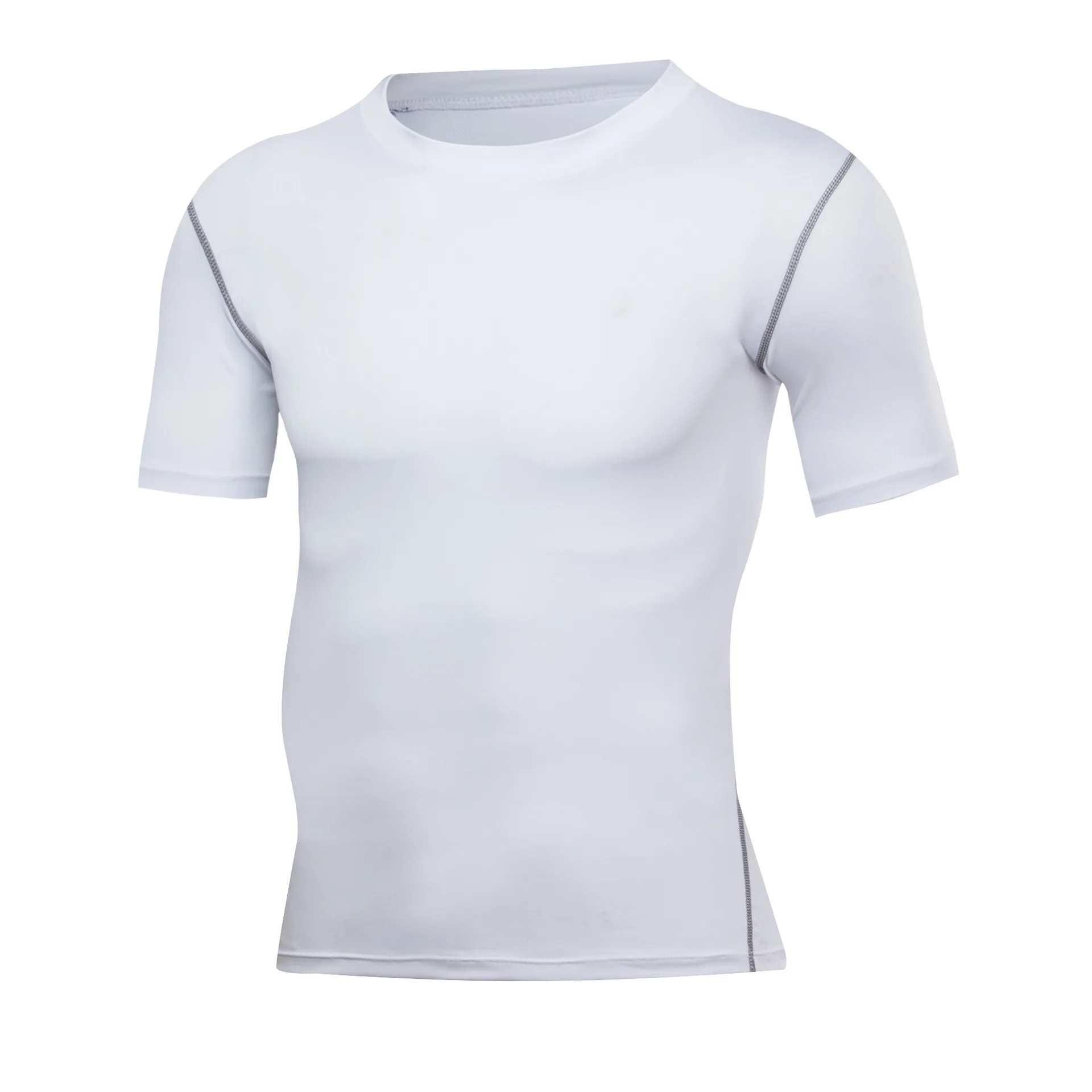 

Men's Outdoor Crion T-irt Qui Dry Breathable Sweat ng Tight Fit Training Fitn round Ne ort Sve irt