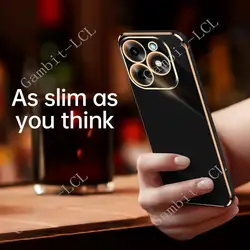Electroplating Straight Edge Soft Shell For Itel S23 Plus 6.78