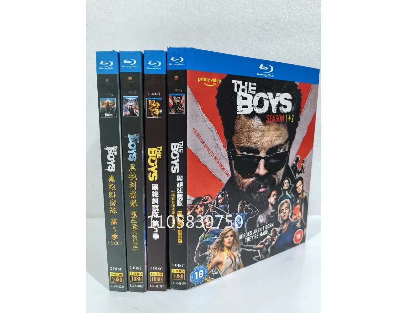 The Boys Season 1-5 (2026) 9-D New Sealed Box Blu-ray Disc