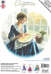 Quality Beautiful Counted Cross Stitch Kits Embroidered Home Decoration  Embroidered women by the windowsill 36-36