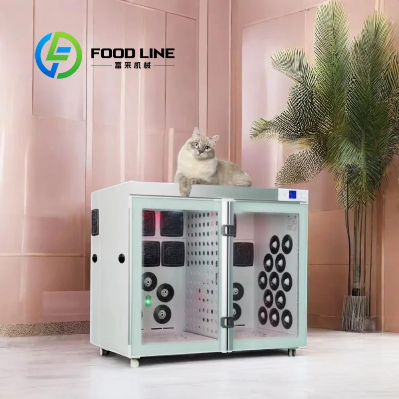 

Customized Automatic High Velocity Dog Cat Hair Blower Plastic Groomers Dryer Box Drying Cabin Grooming Machine