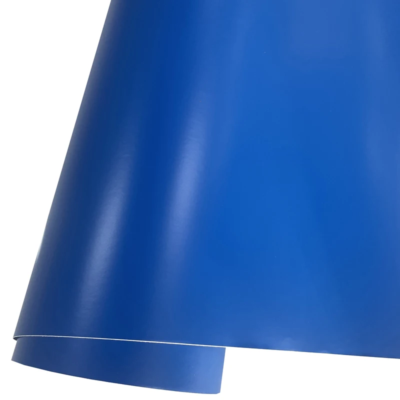 لفة غشاء تغليف من الفينيل باللون الأزرق الداكن غير اللامع، ملصق ذاتي اللصق لتغليف السيارة مع إطلاق الهواء بدون فقاعات #2