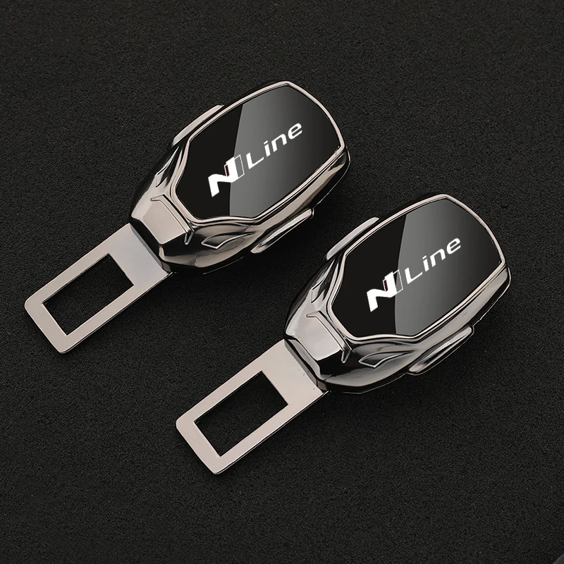 Car seat belt locker carabiner extender insurance belt insert buckle for Hyundai  2021 Kona Tucson N Line Car Styling Exterior