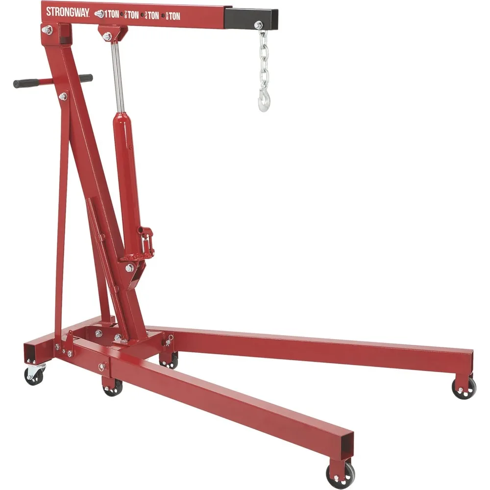 

Hydraulic Engine Hoist/Shop Crane, 1-Ton Capacity, 2.95in.-76.77in. Lift Range