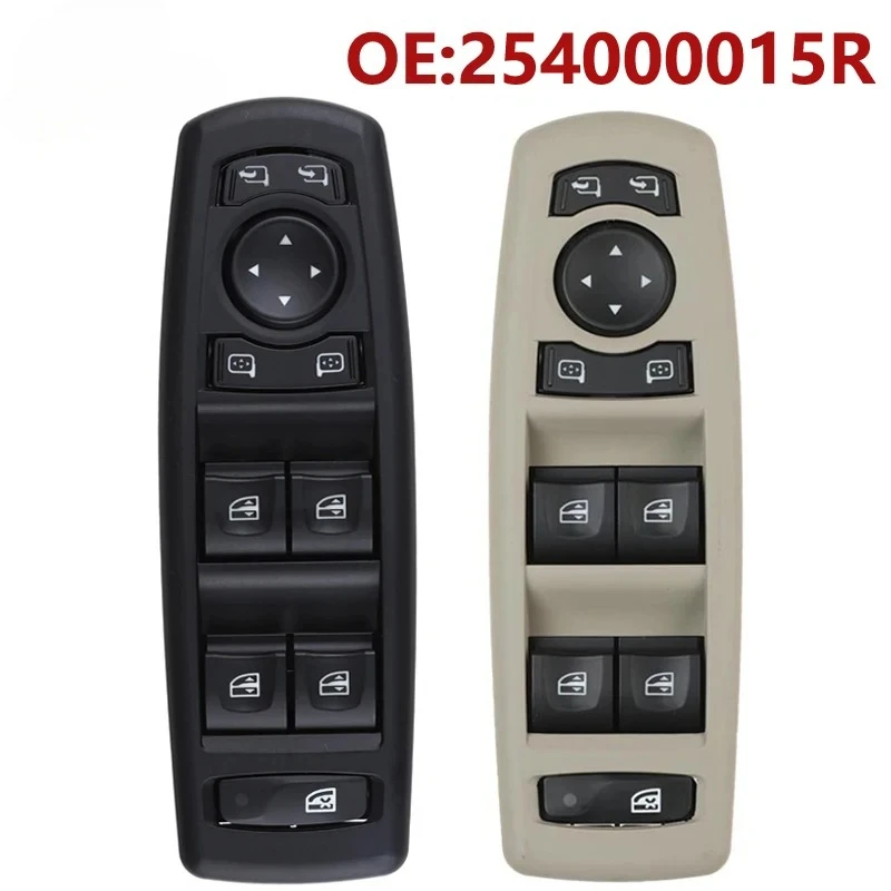 

For Renault Fluence 2008-2016 7700817337 25400000 809610006R Car 254000015R Power Window Mirror Master Switch