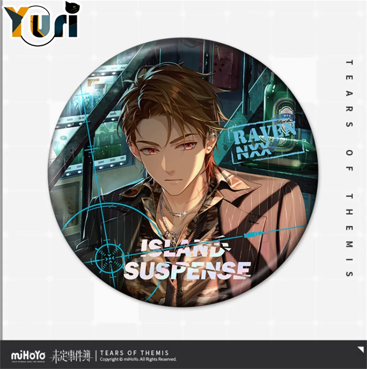 Tears of Themis Luke Xia Yan Artem Zuo Ran Vyn Mo Yi Marius Lu Jinghe Official Badge Ornament Cosplay Gift