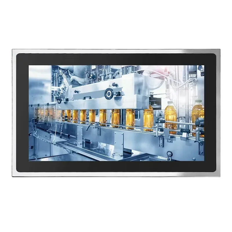 

24 Inch Full IP67 Waterproof AIO PC Windows 10 Core I5-8250U 8GB DDR4 128G BSSD Stainless Steel Touch Panel PC