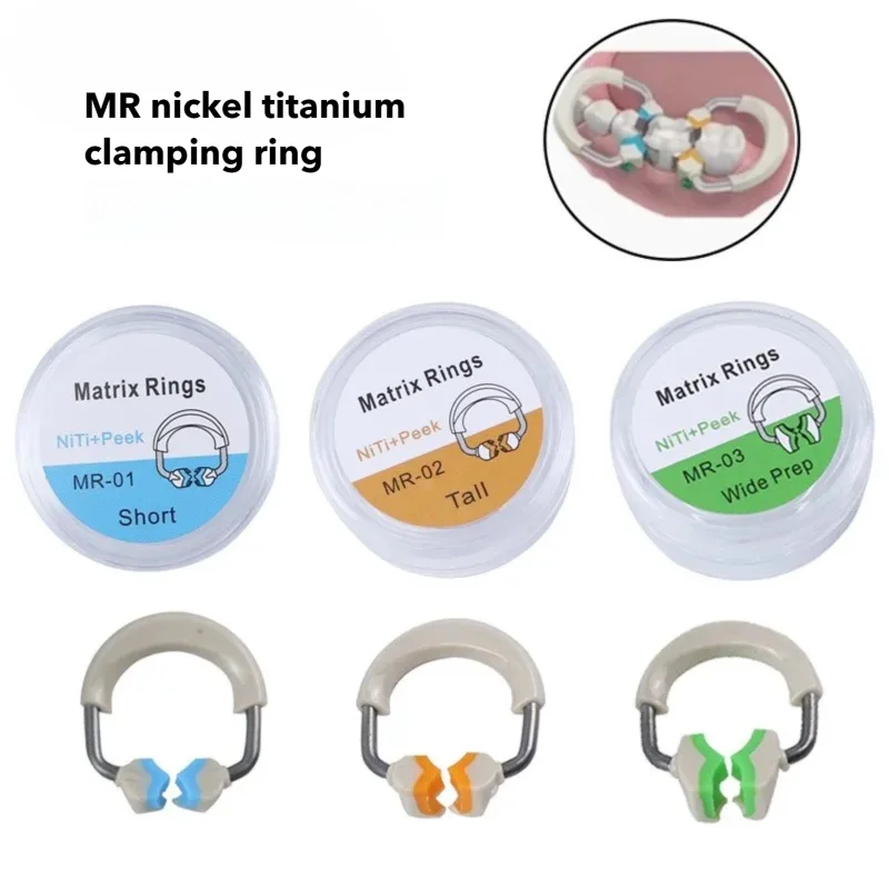 

Dental 3D Orthodontics Matrix Bands Ring Matrices Clip Clamp Titanium Autoclavable Sectional Matrice Separator Clamp Clip Fit