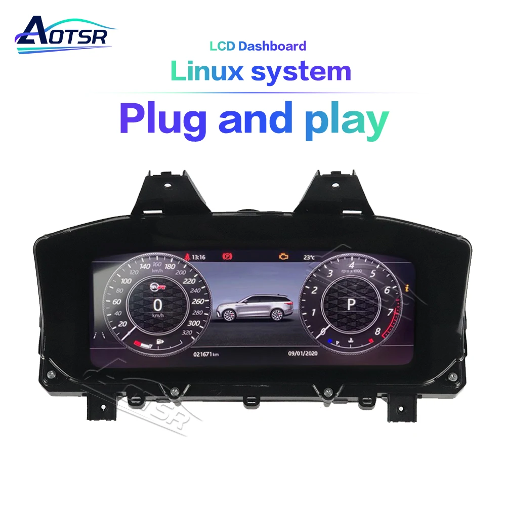 

Цифровая приборная панель, виртуальная приборная панель для Land Rover, новая модель 2013-2017, аксессуар для обновления датчика высокого разрешения