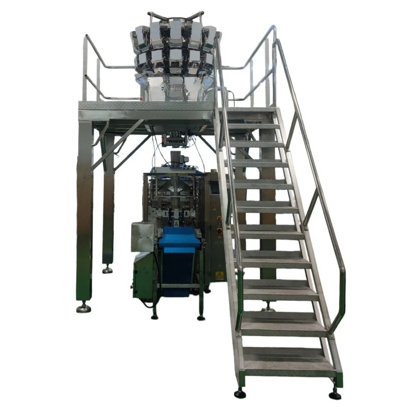 Strip material automatic feeding, weighing and packaging machine