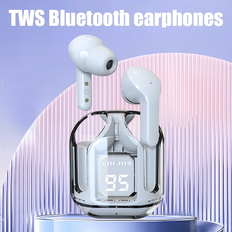 T2 Wireless Mini Earbuds LED Power Digital Display TWS Headset Stereo Sound Bluetooth-compatible 5.3 for iPone Xiaomi Lenovo