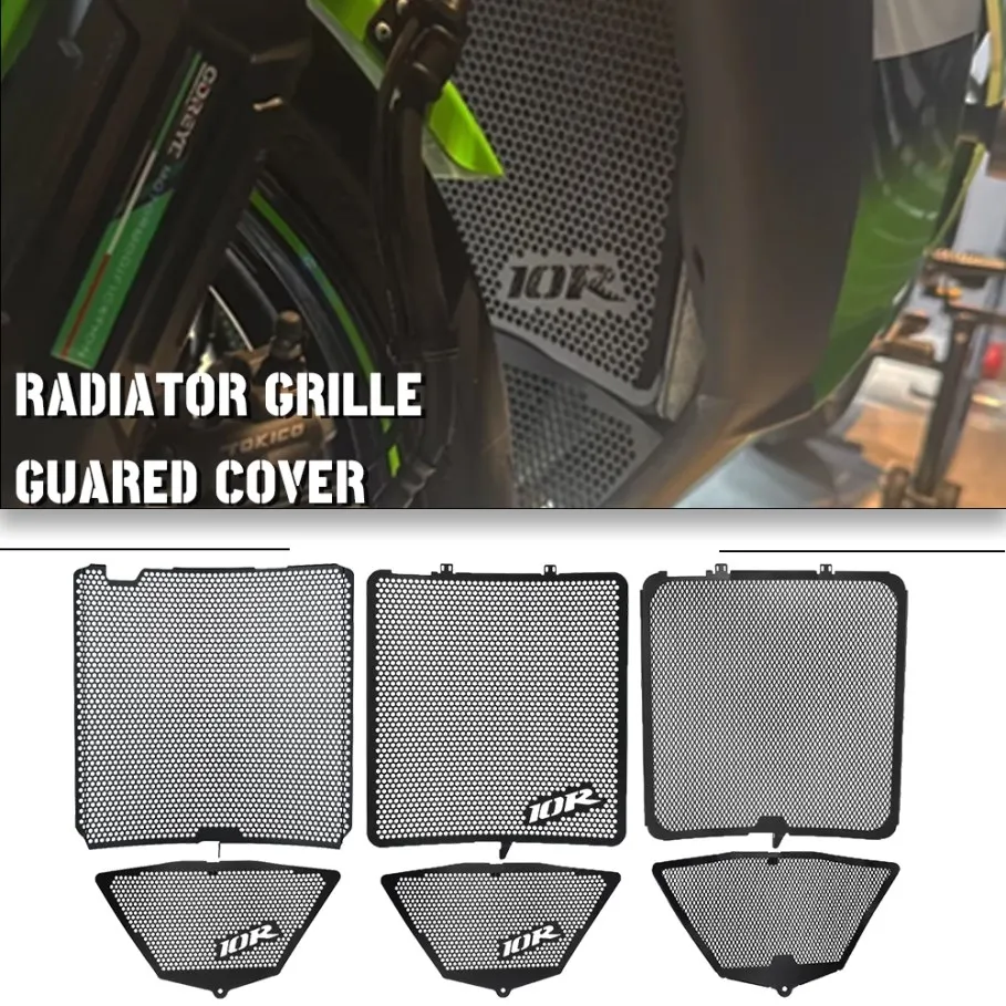 

Мотоцикл для Kawasaki ZX-10R/ZX10R 2011 2012 2013 2014 2015 2016 2017 2018 2019 2020 решетка радиатора крышка защита двигателя