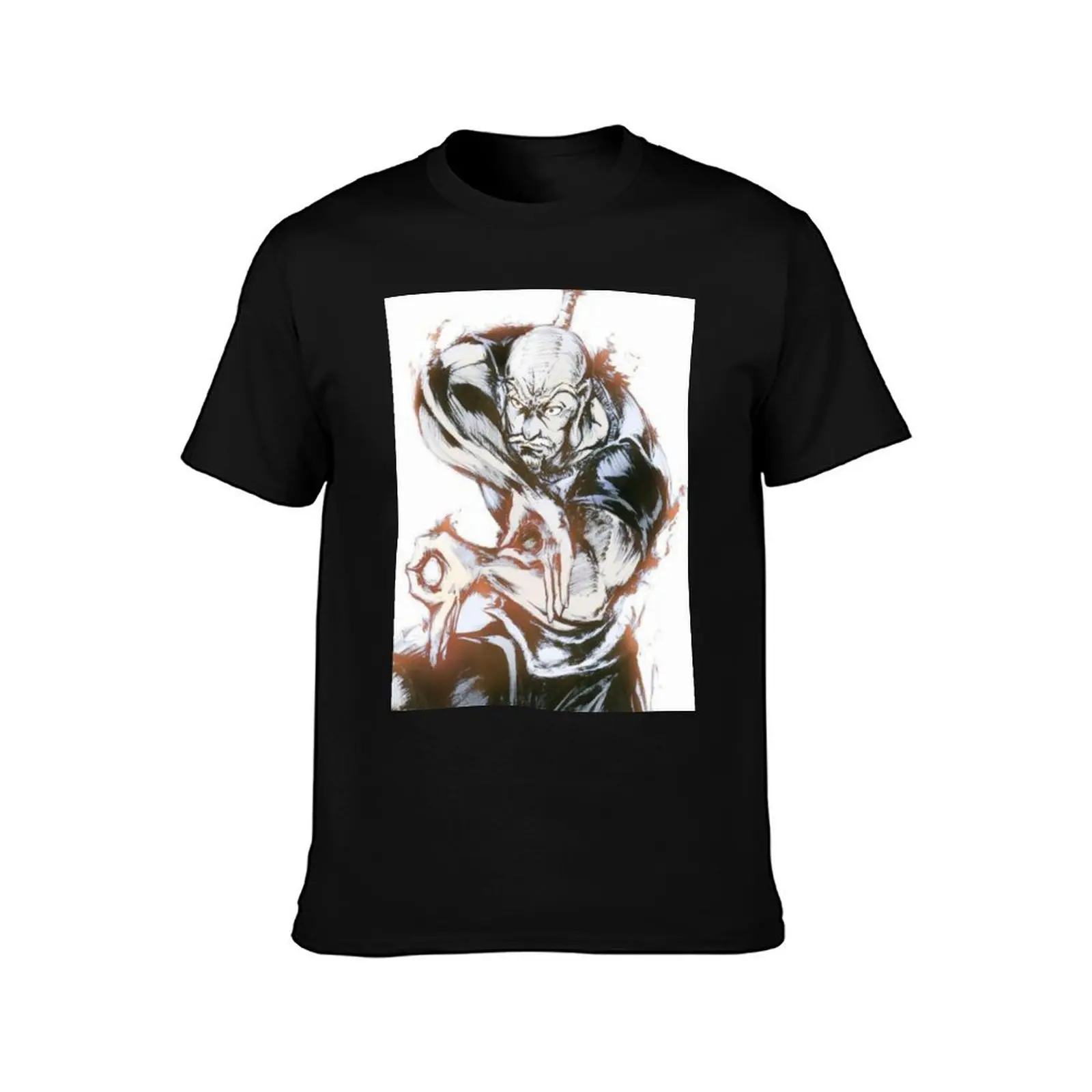 Isaac Netero T-Shirt Retro Style Print Casual Top T-Shirt