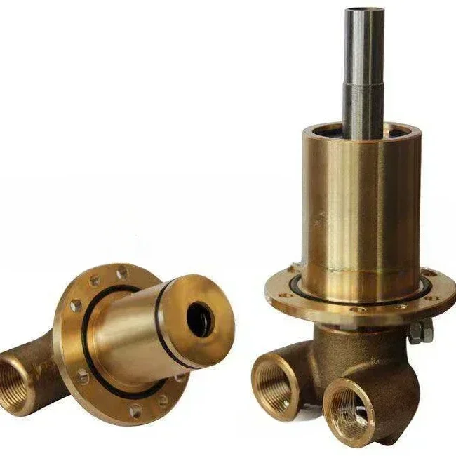 

HS-G brass cold water rotary joint double channel rotary joint tower crane spray straight-through type