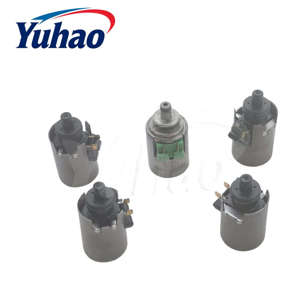 722.7 5-Piece Set Transmission Solenoid Valve A0245455132 For Mercedes Benzs A140 A160 Automatic Transmission Solenoid Valve