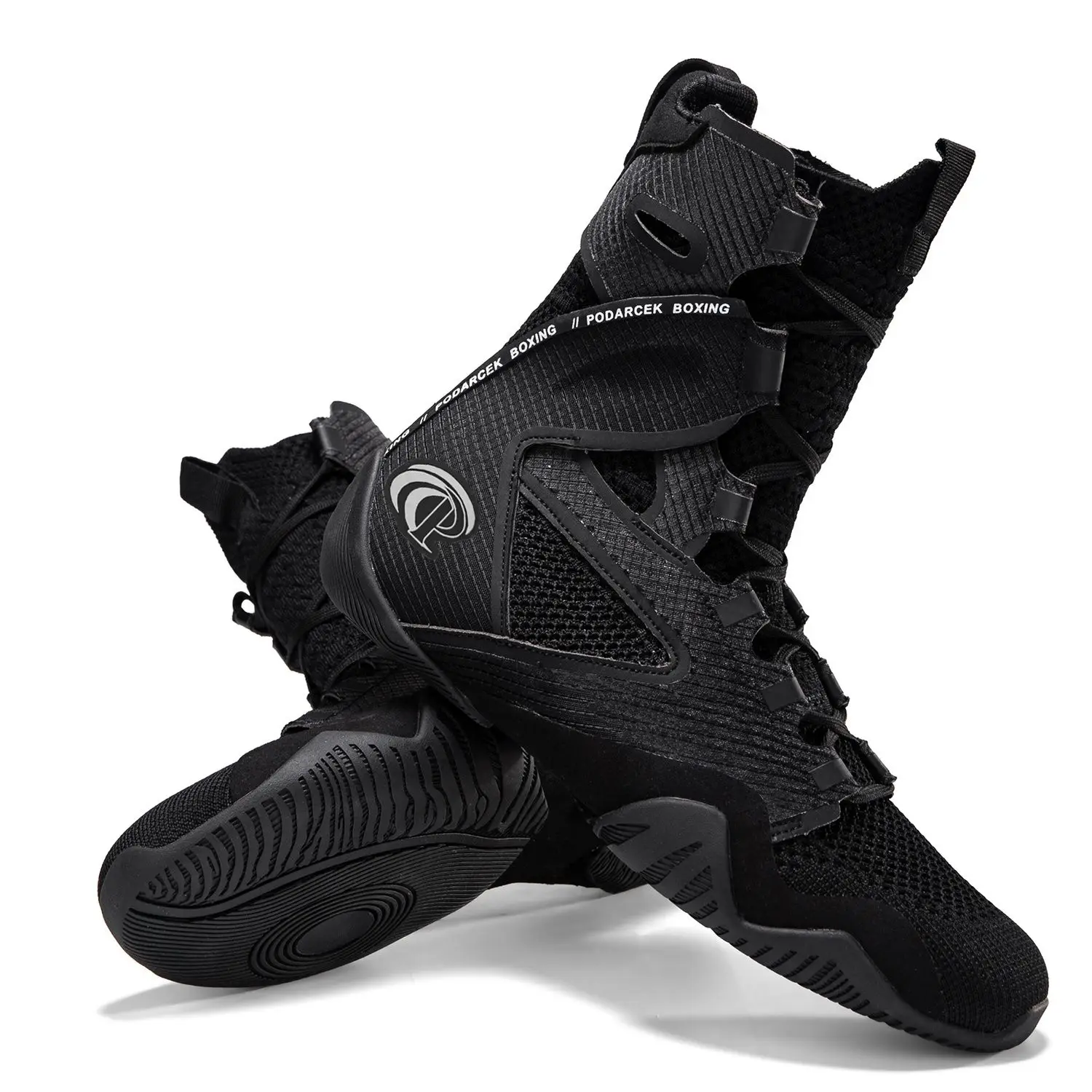 

2025 Professional Men's Boxing Shoes Professional Breathable Fighting Wrestling Shoes Gym Training High Quality Boxing Boots