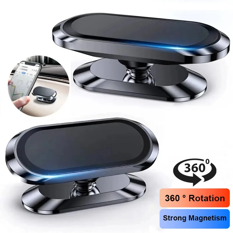 

Strong Magnetic Car Phone Holder 360° Rotatable For iPhone Samsung Redmi Mobile Phone Holder Stand Magnet Mount Bracket In Car