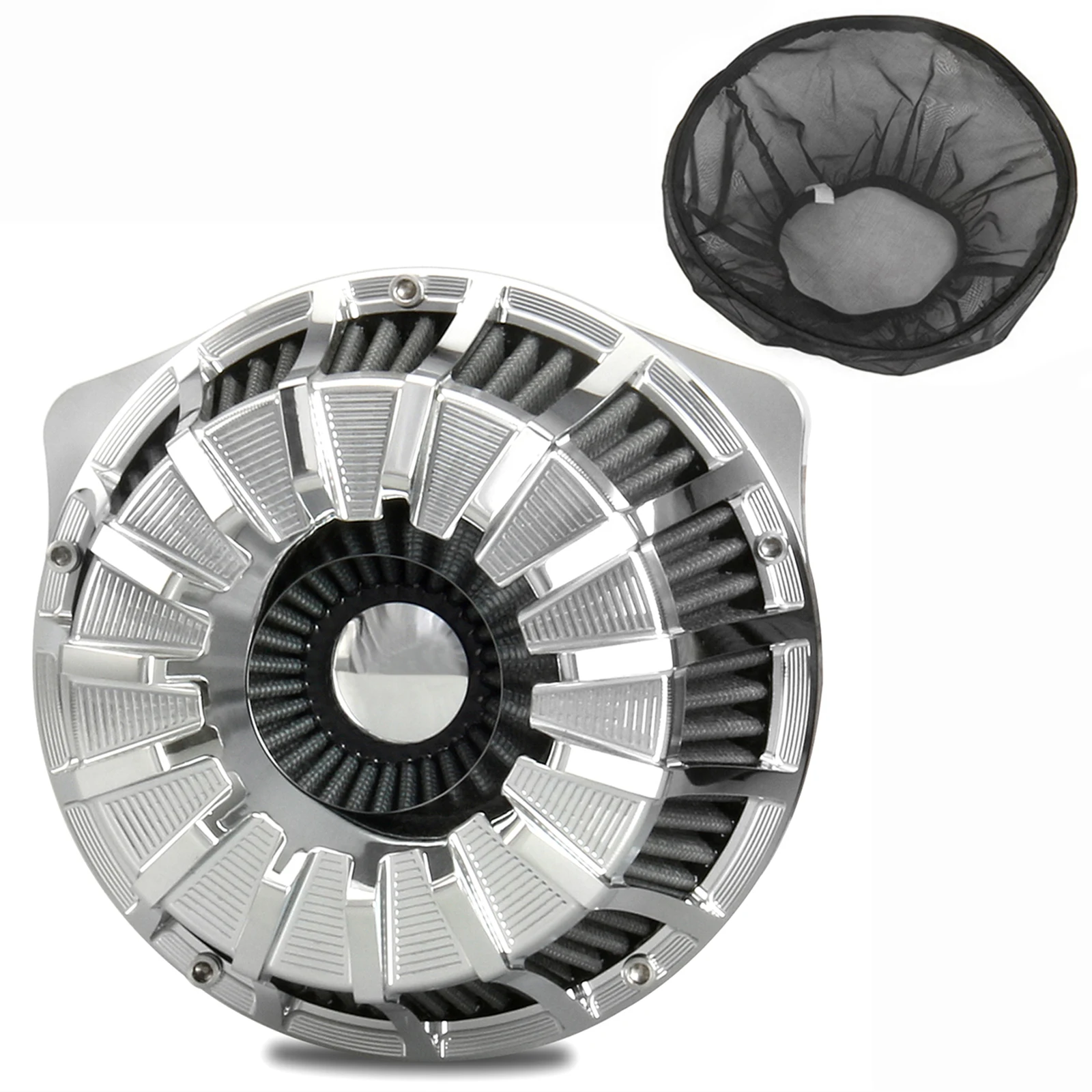 Chromed 15 spokes Air cleaner kits for harley Softail Heritage 1999-2015 Breakout FXSB 2013-2015 Dyna Low Rider FXDL/I 1999-2017