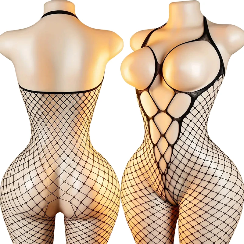 Multiple Styles Available Open Bras Body Suits Women Sexy Crotchless Lingerie Fishnet Cutout Bodystockings Erotic Underwear Sets
