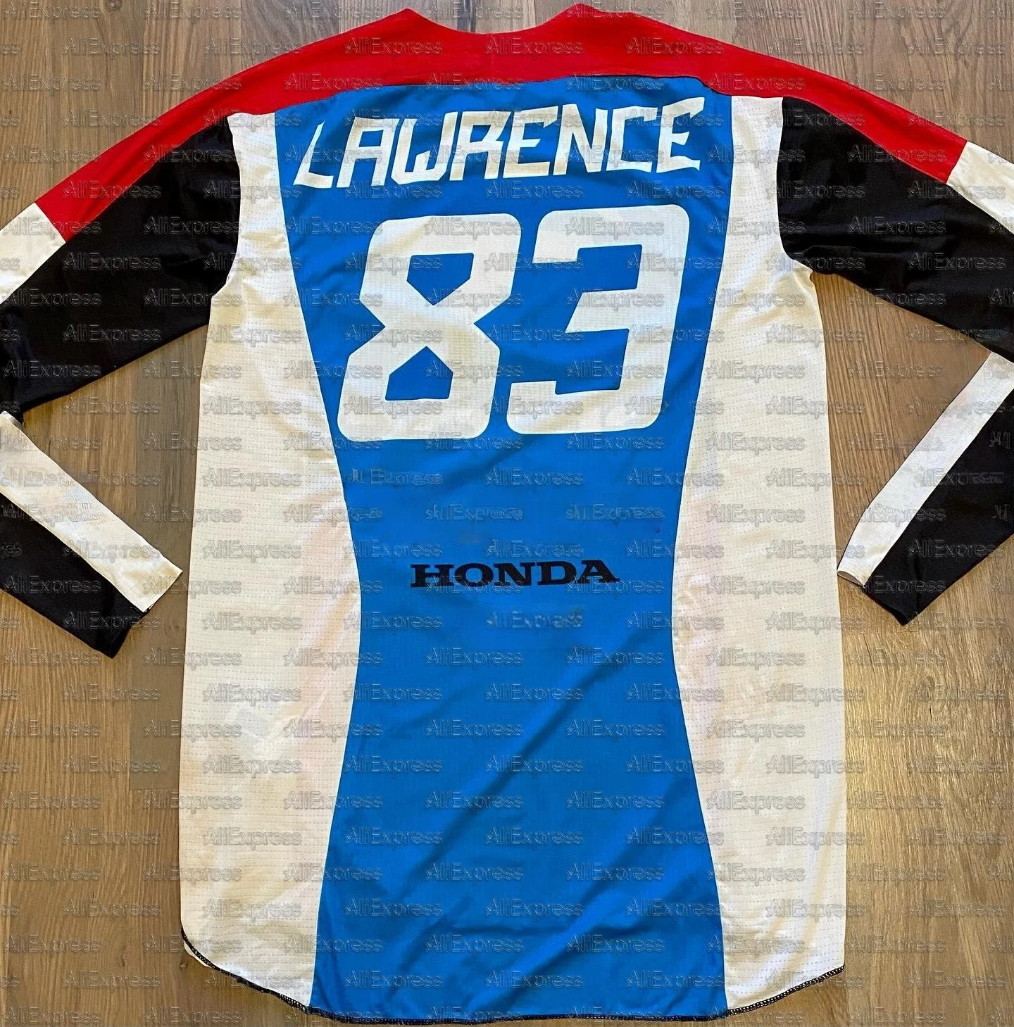 هوندا سوبر موتوكروس سباق قميص الرجال كريج شيمودر لورانس مارتن المشجعين طويلة الأكمام دراجة نارية تي شيرت الرجعية التجفيف السريع #2