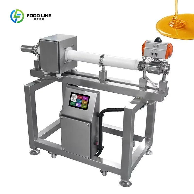Pipeline Metal Detector Separator for Liquid Food Sauce Paste Syrup Commercial Use Custom