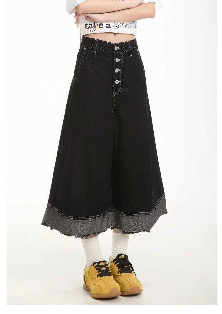 

Y2k Vintage 2000s Baggy Jeans Shorts Women Summer Streetwear Jorts Harajuku Gothic Oversized Amrtican Retro Casual Denim Pants