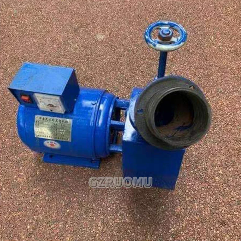 

1KW 220V Water Turbine Automatic Voltage Stabilization Oblique Impact Hydraulic Generator 500-1500RPM Hydro Generator for Home