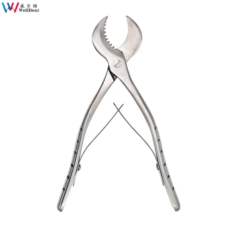 Stainless Steel Dental Pliers Gypsum Plaster Scissors Nippers Cutter Cutting With Serrated Blade Dentist Lab Equipment