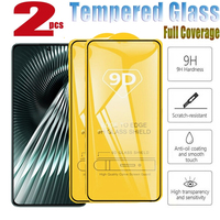 2PC Film for Redmi Turbo 3 Note 12s 13 12 11 Pro A3 13C Tempered Glass Screen Protector Explosion-proof  Black Frame Hard Glass