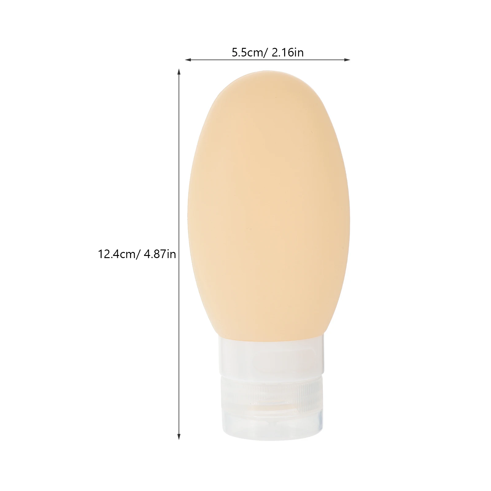 2 Stuks 100Ml Reisflessen Siliconen Hervulbare Vloeistofcontainers Voor Toiletartikelen Shampoo Body Wash Lotion Onderweg Gebruik Geen Lekkage