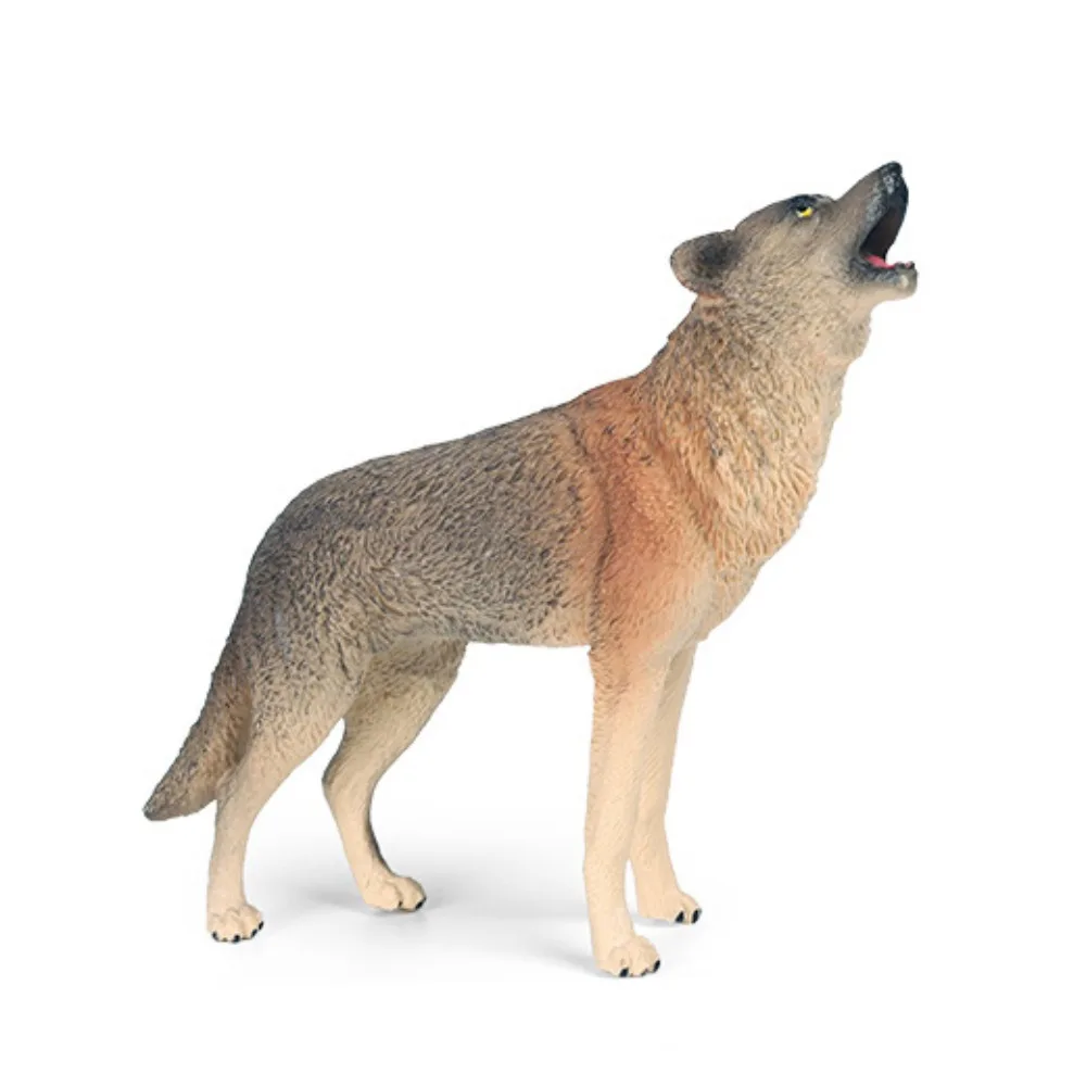 

Plastic Simulated Solid Animal Model Shadow Wolf Statue Wolf Simulation Animal Sensory Ornament Warcraft Mythical Series Toys