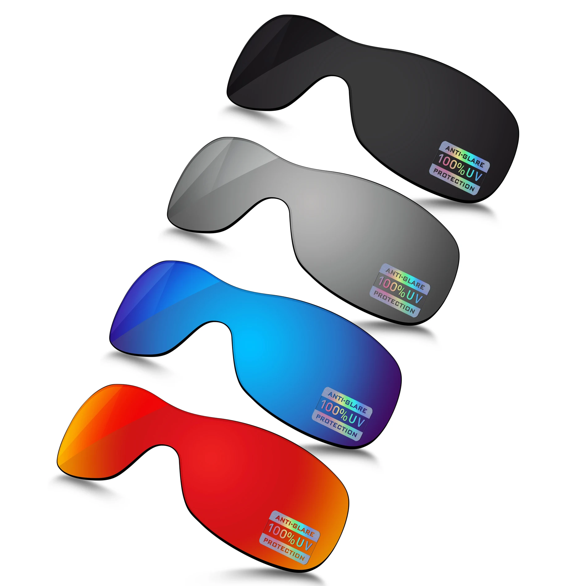 Lentes de reposição MYCOURAG para óculos de sol OAKLEY Riddle Proteção UV400 Opções multicoloridas