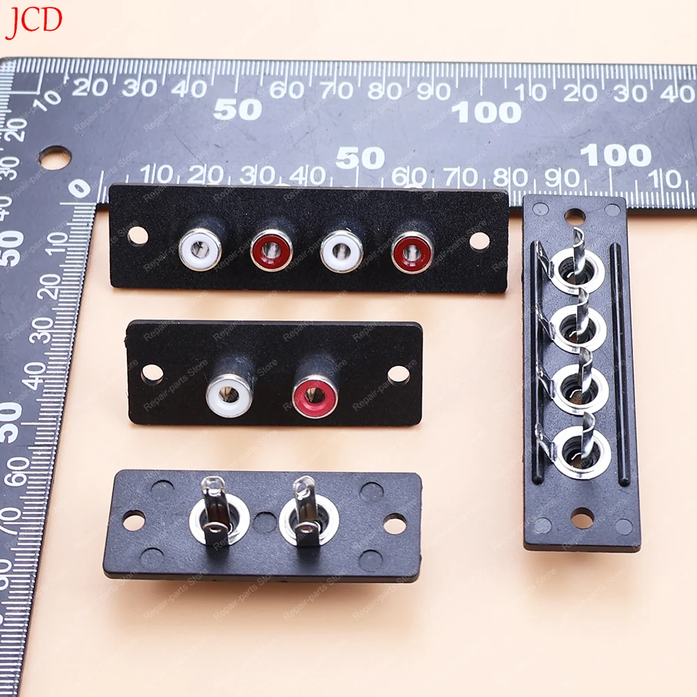2/4 hole  RCA Lotus Socket Female Base audio AV Female Head Same Core Base interface  power amplifier  audio speaker wiring Base