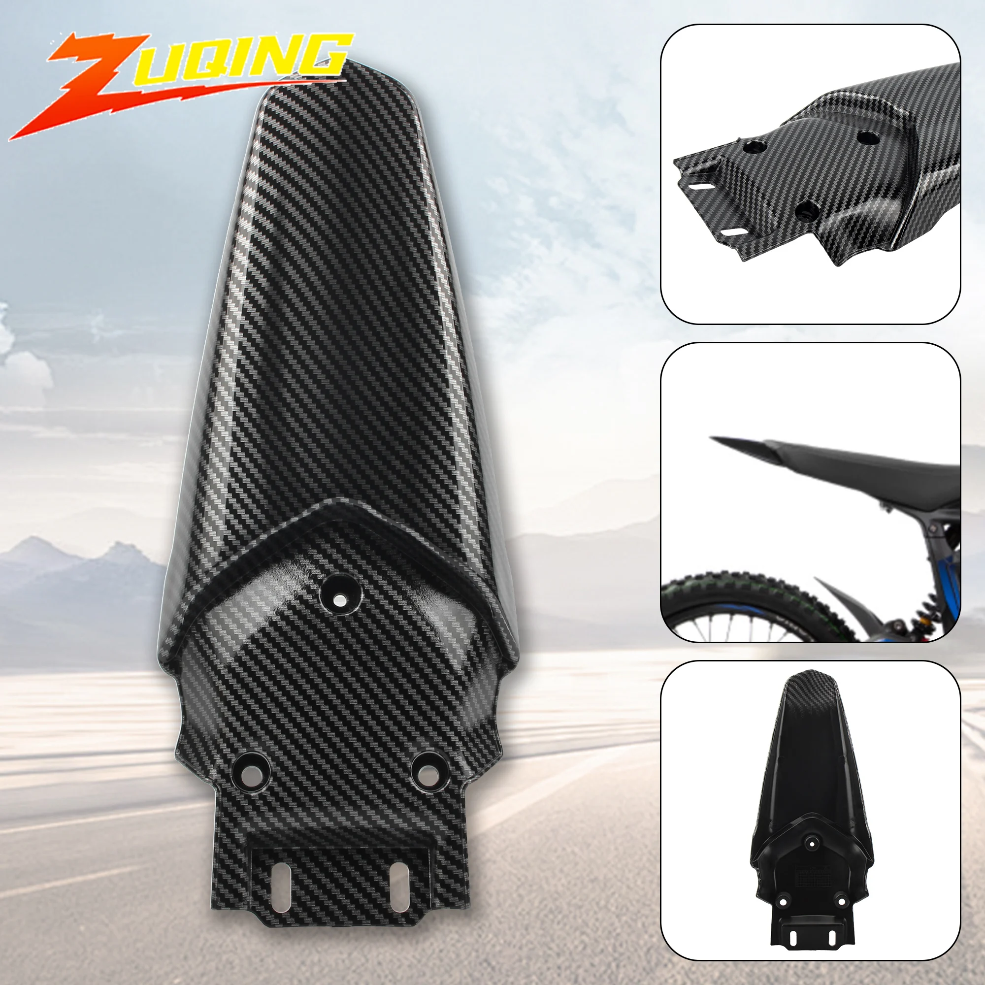 Motorcycles E-Bike Carbon Fiber Rear Fender Mudguard Guard Cover Protector For TALARIA Sting MX3 MX4 Moto Accesorios