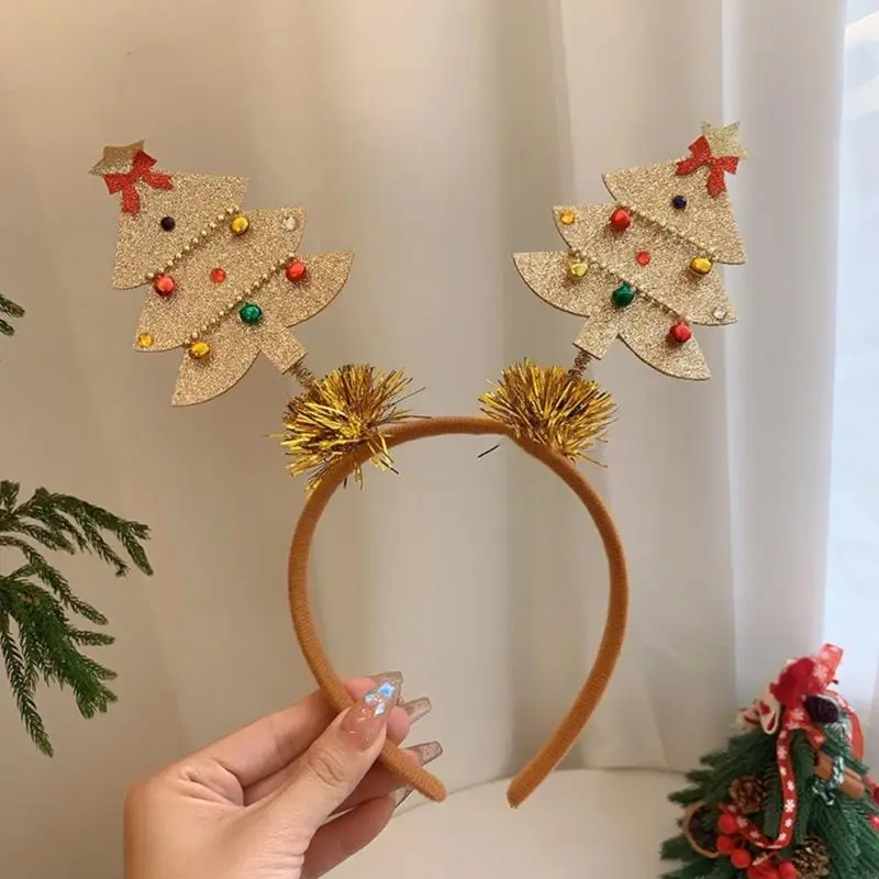 A3PB Elastic Christmas Pristband Pristmap Children Hoop Hoop Creative Pattern Headgear