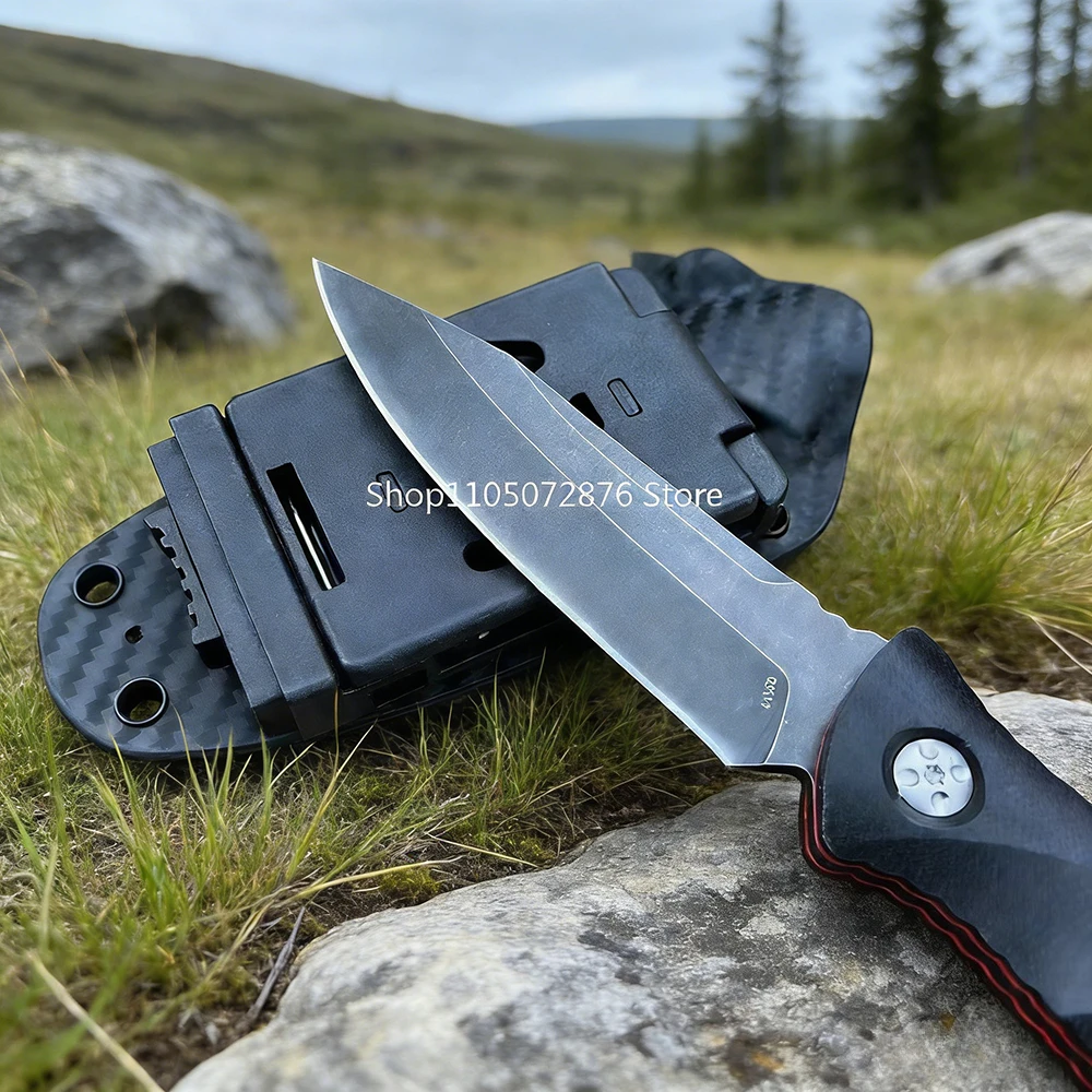 113 Backpack Fixed Blade Knife with Sheath Pocket Knife Outdoor Camping Climbing Fishing Jungle Adventure Tools Men's Gift EDC view 2