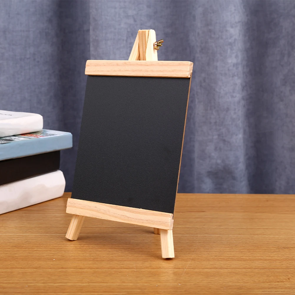 

Message Blackboard Decoration Wedding Chalkboard Signs Tabletop with Stand Food for Party Buffet Events