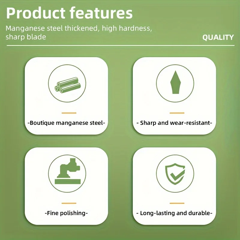 3 шт., 9,7-дюймовое лезвие для кошения газона с одним словом и 5 аксессуарами, монтажное отверстие M5 мм, простое в установке, утолщенная марганцевая сталь, прочный, двусторонний дизайн, подходит для легкого прополки сада, обрезки сада, кошения газона