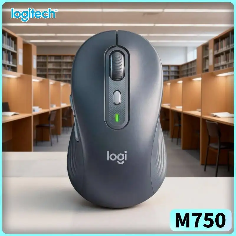 

Беспроводная мышь Logitech M750, бесшумные клики, высокая совместимость с настольными ПК и ноутбуками M650L/M185/M220/G304