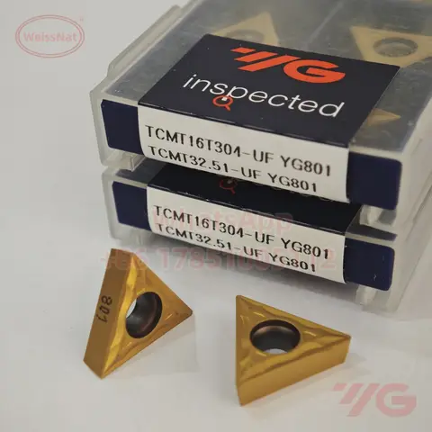YG-1 TCMT16T304-UF YG801 초경 인서트 TCMT 인서트