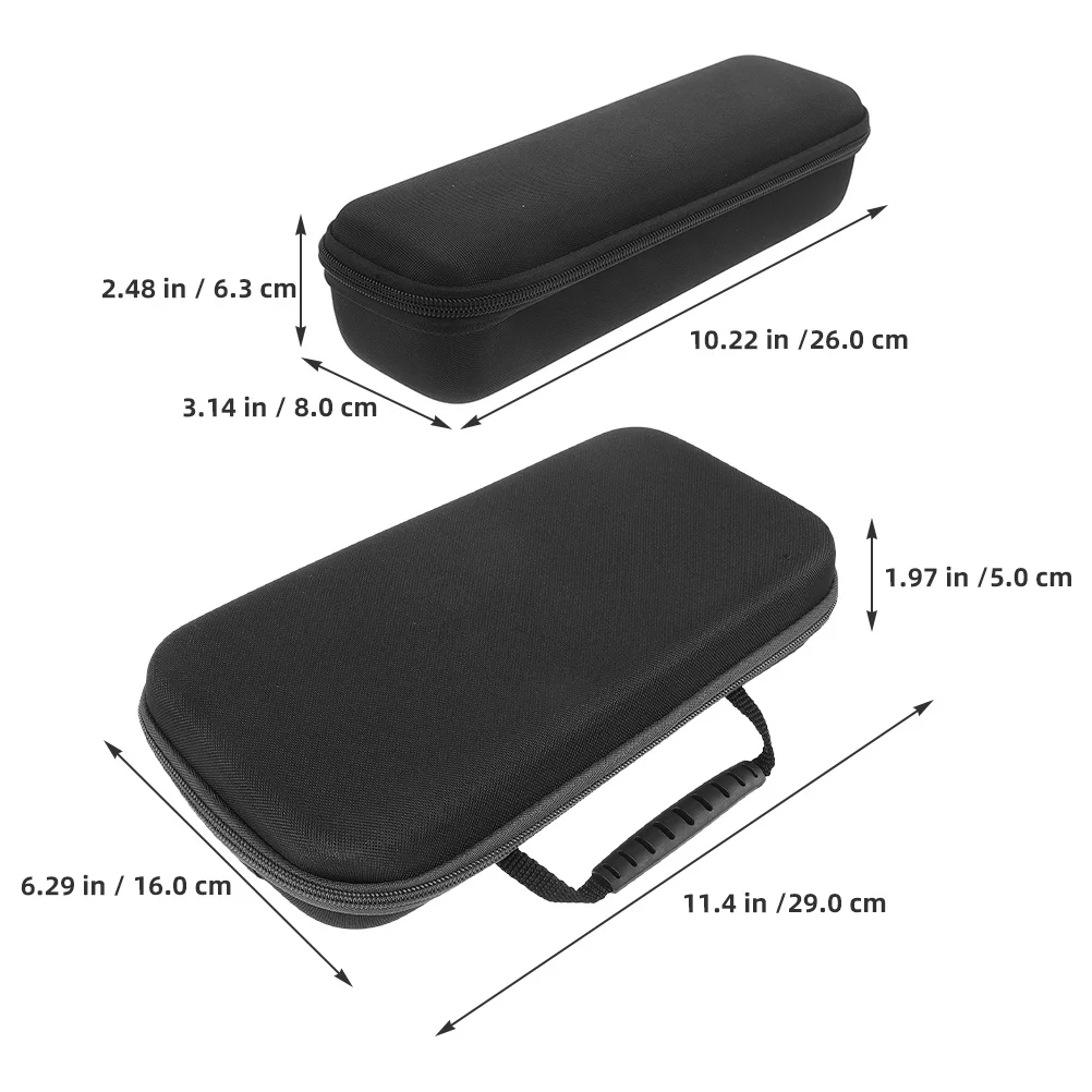 2Pcs Microphone Carry Bag Eva Shockproof Durable Storage Case Handheld Mic Organizer Travel Transport Protector