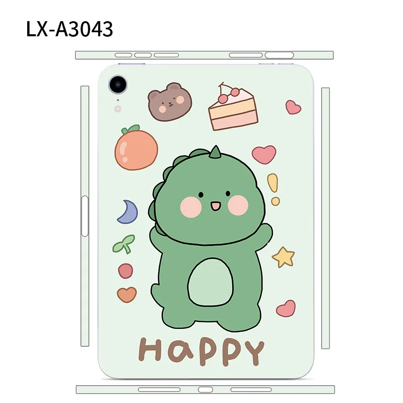 For iPad Pro 2022 2021 2018 12.9 11 Mini 7 6  Full Cover Colorful Back Film Covers Decal Skin Protector Sticker