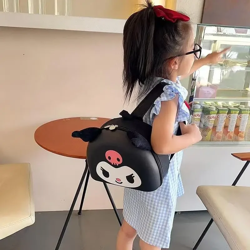 حقيبة ظهر للأطفال من كورومي هالو كيتي، حقيبة ظهر كرتونية لطيفة من النايلون كاواي، حقيبة مدرسية خفيفة للغاية للأطفال، شخصية أنيمي